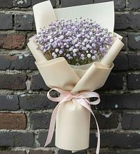 Букет цветов из:  Гипсофила в Полярных Зорях