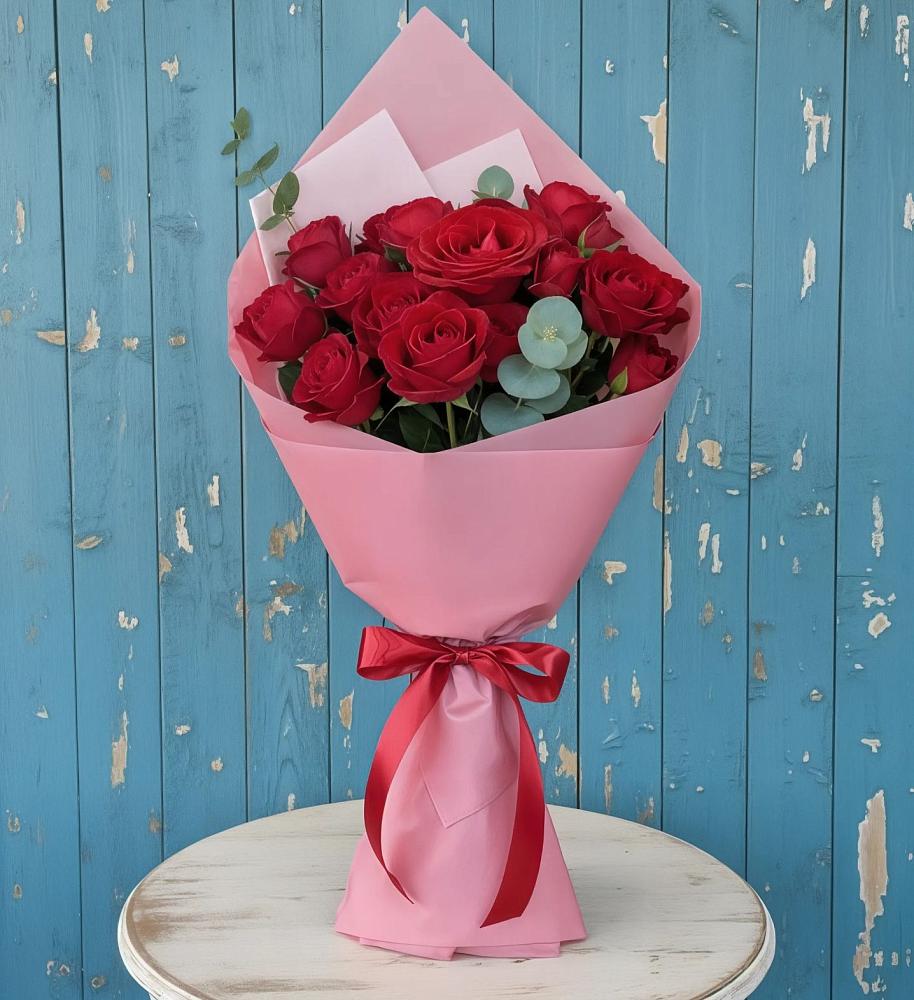 Букет цветов из: Розы в Полярных Зорях