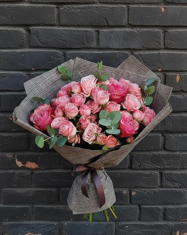 Букет цветов из: Розы в Полярных Зорях