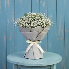 Букет цветов из:  Гипсофила #REPLACE_PRED# Полярных Зорях