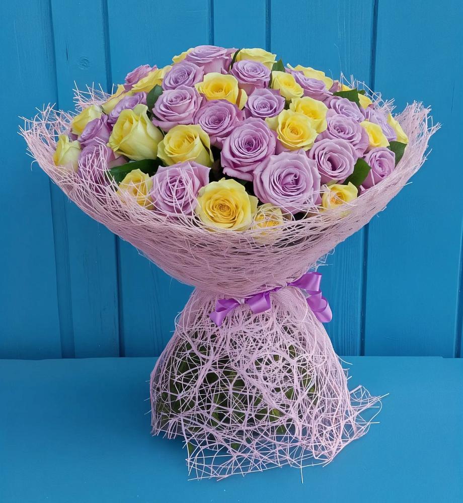 Букет 101 Волшебный Миг в Полярных Зорях