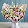 Букет цветов из: Альстромерии и Розы в Полярных Зорях