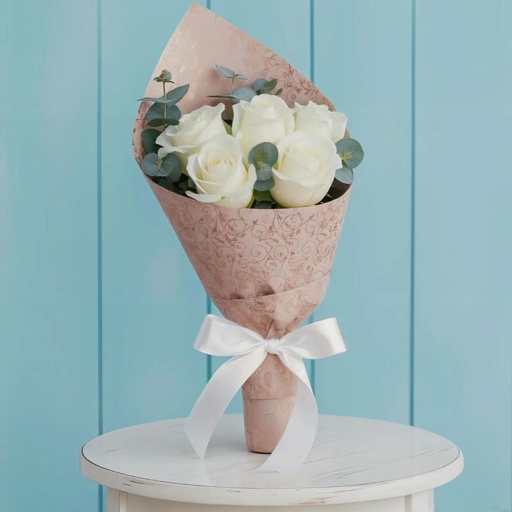 Букет цветов из: Розы в Полярных Зорях