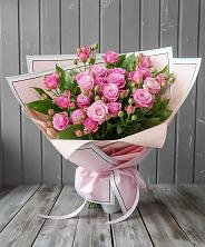 Букет Розовый кустик в Полярных Зорях