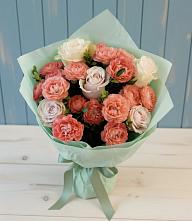Букет цветов из:  Розы в Полярных Зорях