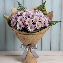 Букет цветов из:  Хризантемы #REPLACE_PRED# Полярных Зорях