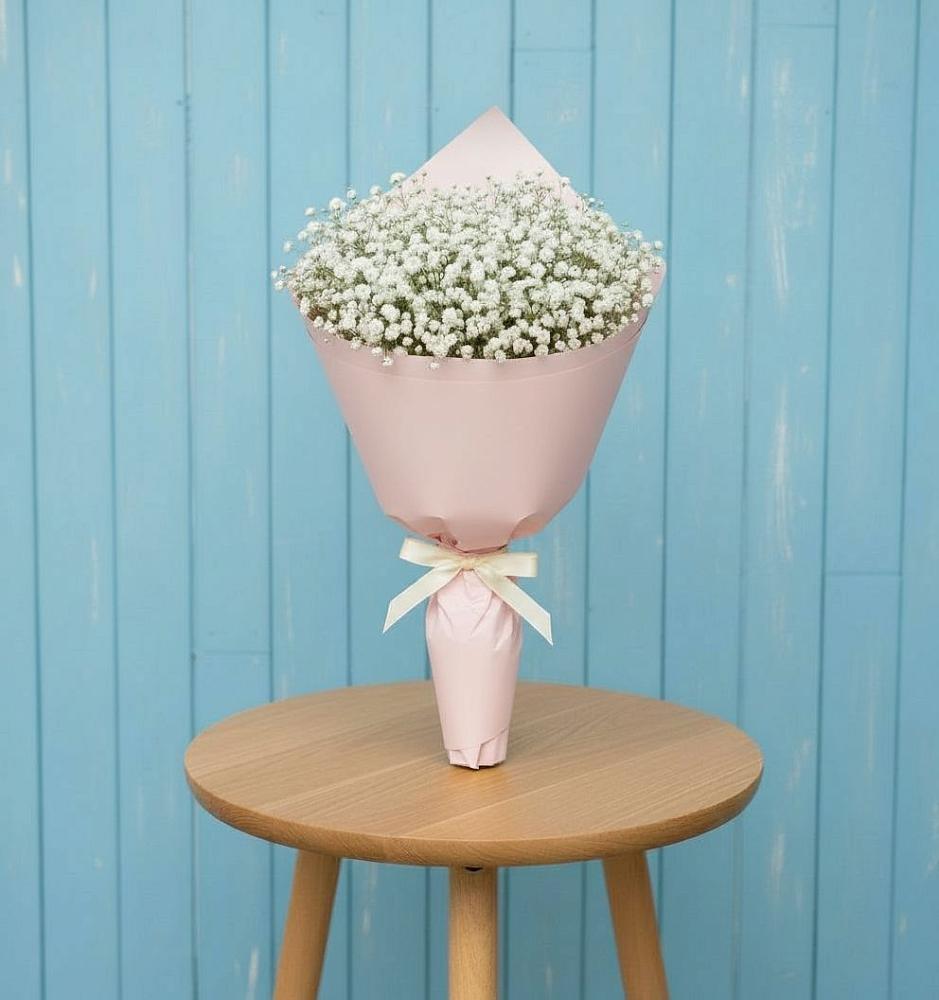 Букет цветов из: Гипсофила в Полярных Зорях