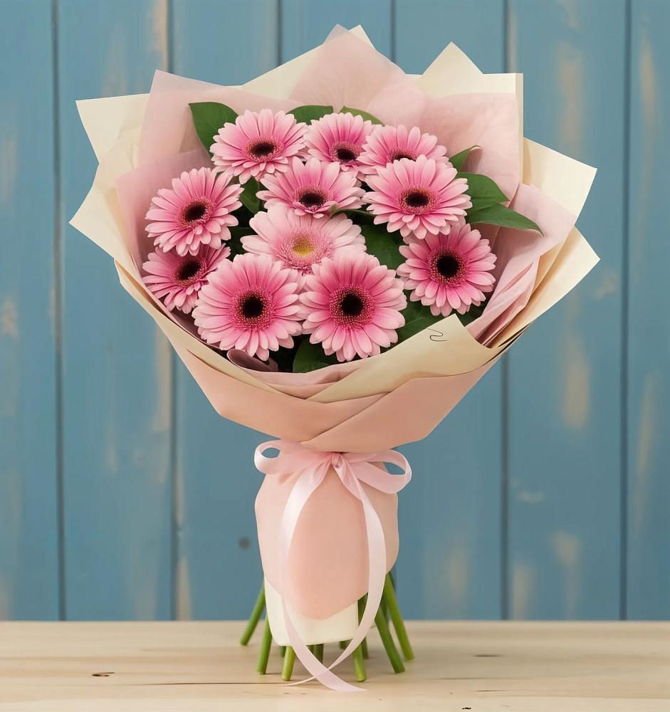 Букет цветов из: Герберы в Полярных Зорях