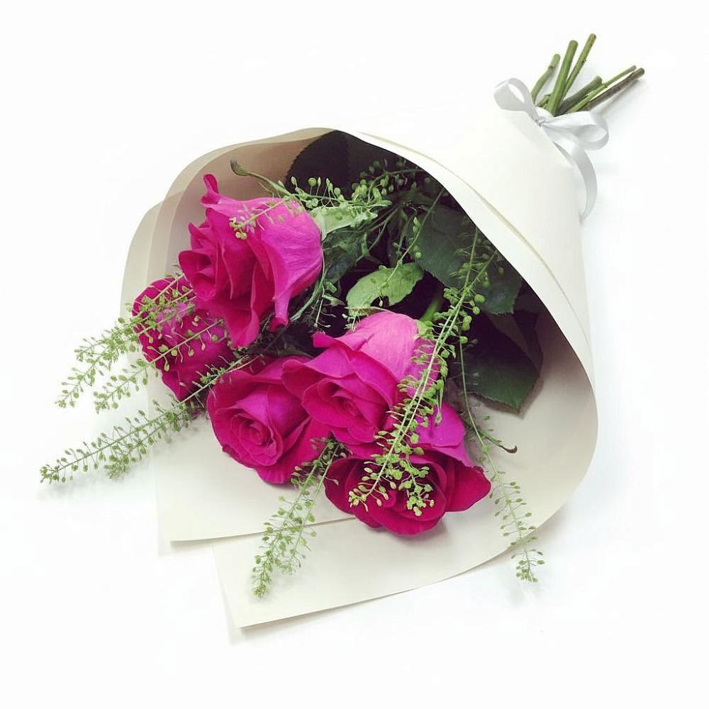 Букет цветов из: Розы в Полярных Зорях