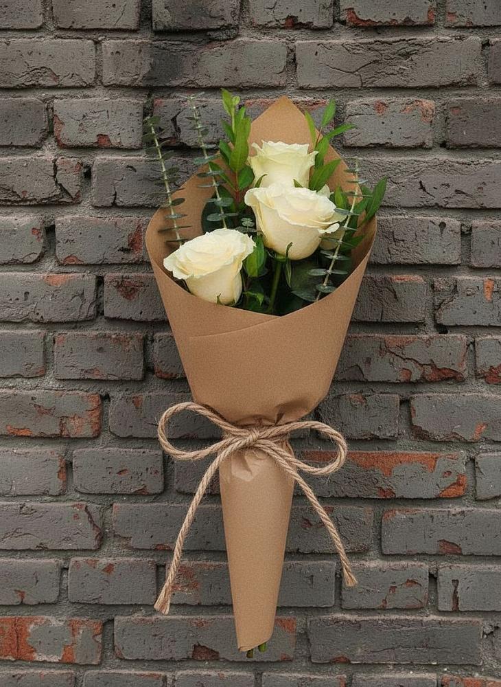 Букет цветов из: Розы в Полярных Зорях