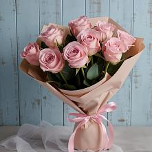 Букет цветов из:  Розы в Полярных Зорях