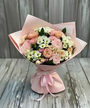 Букет цветов из:  Гвоздики, Розы и Хризантемы #REPLACE_PRED# Полярных Зорях