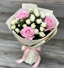 Букет цветов из:  Розы #REPLACE_PRED# Полярных Зорях