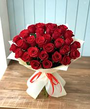 Букет 29 Красных роз #REPLACE_PRED# Полярных Зорях