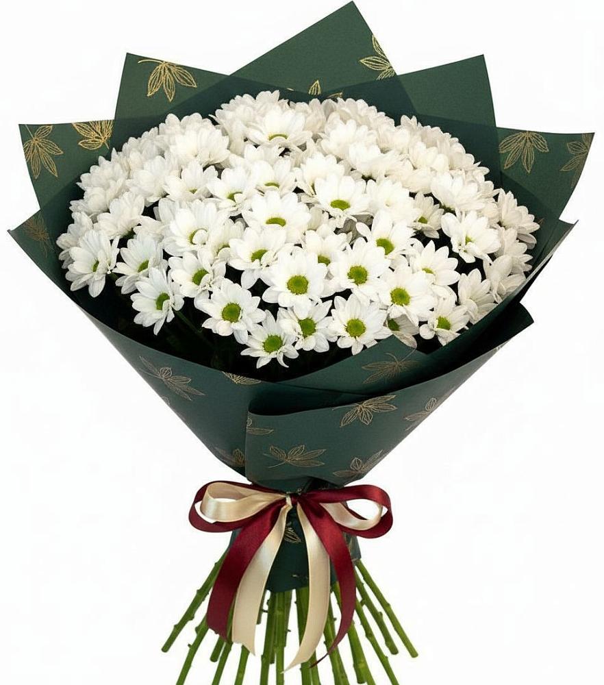 Букет цветов из: Хризантемы в Полярных Зорях