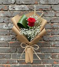Букет цветов из:  Розы в Полярных Зорях