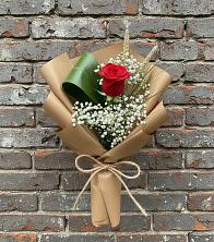 Букет цветов из:  Розы в Полярных Зорях