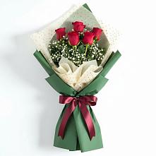 Букет цветов из:  Розы в Полярных Зорях