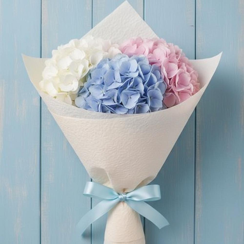 Букет цветов из: Гортензия в Полярных Зорях